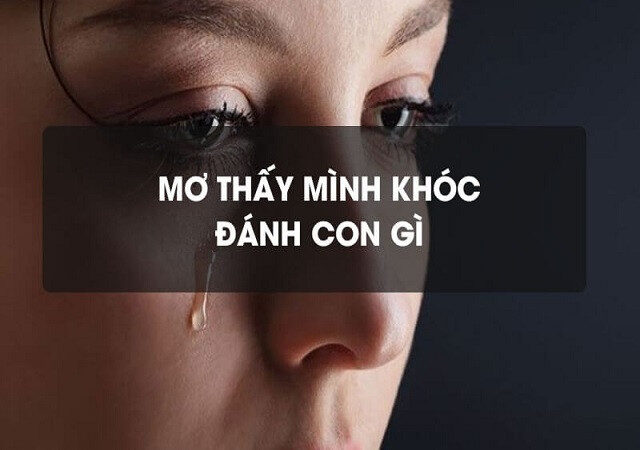 Mơ thấy mình khóc đánh con gì may mắn